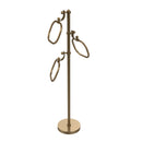 Allied Brass Towel Stand with 9 Inch Oval Towel Rings TS-83-BBR