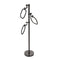 Allied Brass Towel Stand with 9 Inch Oval Towel Rings TS-83-ORB