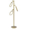 Allied Brass Towel Stand with 9 Inch Oval Towel Rings TS-83G-SBR