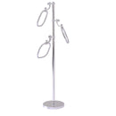 Allied Brass Towel Stand with 9 Inch Oval Towel Rings TS-83T-PC