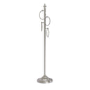 Allied Brass Floor Standing 4 Towel Ring Stand TS-D1-SN