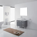 Modern Fittings Tilda 36" Single Bath Vanity and Square Sink with Faucet