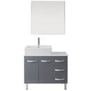 Modern Fittings Tilda 36" Single Bath Vanity and Square Sink with Faucet