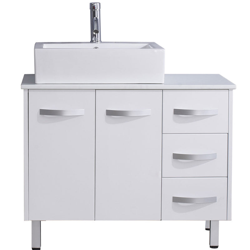 Modern Fittings Tilda 36" Single Bath Vanity and Square Sink