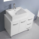 Modern Fittings Tilda 36" Single Bath Vanity and Square Sink with Faucet