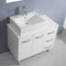 Modern Fittings Tilda 36" Single Bath Vanity and Square Sink with Faucet