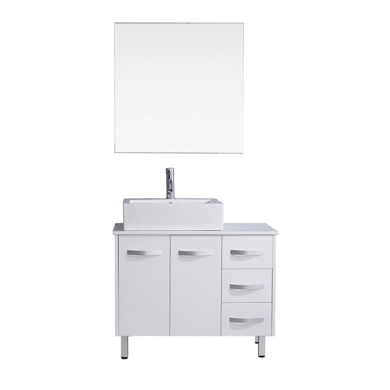 Modern Fittings Tilda 36" Single Bath Vanity and Square Sink