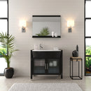 Modern Fittings Ava 36" Single Bath Vanity with Engineered Stone Top and Round Sink