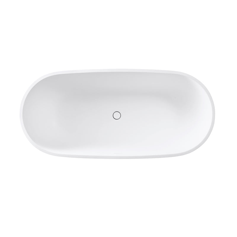 Avanity VersaStone Flux Solid Surface Oval Bathtub VBT1510-MT