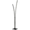 Dainolite 34W Floor Lamp Matte Black with White Acrylic Diffuser VIN-6536LEDF-MB