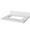 Jeffrey Alexander 24" Gray Addington with White Carrara Marble Vanity Top Rectangle Bowl