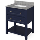 Jeffrey Alexander 30" Hale Blue Adler with Boulder Cultured Marble Vanity Top Rectangle Bowl