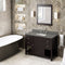 Jeffrey Alexander 48" Espresso Astoria with Boulder Cultured Marble Vanity Top Rectangle Bowl