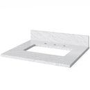 Jeffrey Alexander 24" Hale Blue Douglas Vanity White Carrara Marble Vanity Top Undermount Rectangle Bowl VKITDOU24BLWCR