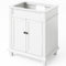 Jeffrey Alexander 30" White Douglas Vanity White Carrara Marble Vanity Top Undermount Rectangle Bowl VKITDOU30WHWCR