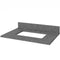 Jeffrey Alexander 30" Gray Savino Vanity Boulder Cultured Marble Vanity Top Undermount Rectangle Bowl VKITSAV30GRBOR