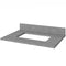 Jeffrey Alexander 30" Gray Savino Vanity Steel Gray Cultured Marble Vanity Top Undermount Rectangle Bowl VKITSAV30GRSGR