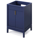 Jeffrey Alexander 24" Hale Blue Theodora with Lavante Cultured Marble Vessel Vanity Top