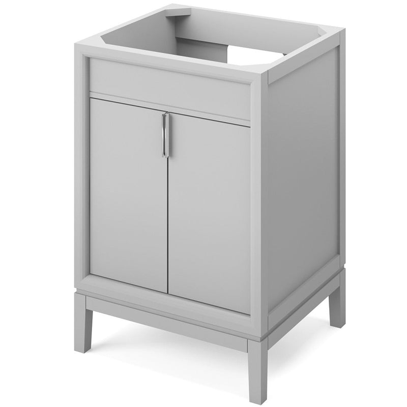 Jeffrey Alexander 24" Grey Theodora with Calacatta Vienna Quartz Vanity Top