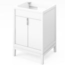 Jeffrey Alexander 24" White Theodora with Calacatta Vienna Quartz Vanity Top