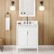 Jeffrey Alexander 30" White Theodora with Calacatta Vienna Quartz Vanity Top