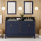 Jeffrey Alexander 60" Hale Blue Theodora Vanity Double bowl with Black Granite Vanity Top