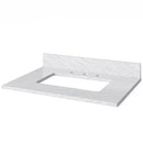 Jeffrey Alexander 30" Hale Blue Wavecrest Vanity White Carrara Marble Vanity Top Undermount Rectangle Bowl VKITWAV30BLWCR