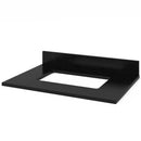 Jeffrey Alexander 30" Forest Green Wavecrest Vanity Black Granite Vanity Top Undermount Rectangle Bowl VKITWAV30GNBGR