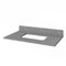 Jeffrey Alexander 36" Forest Green Wavecrest Vanity Steel Gray Cultured Marble Vanity Top Undermount Rectangle Bowl VKITWAV36GNSGR