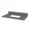 Jeffrey Alexander 36" Gray Wavecrest Vanity Boulder Cultured Marble Vanity Top Undermount Rectangle Bowl VKITWAV36GRBOR