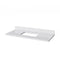 Jeffrey Alexander 48" White Wavecrest Vanity White Carrara Marble Vanity Top Undermount Rectangle Bowl VKITWAV48WHWCR