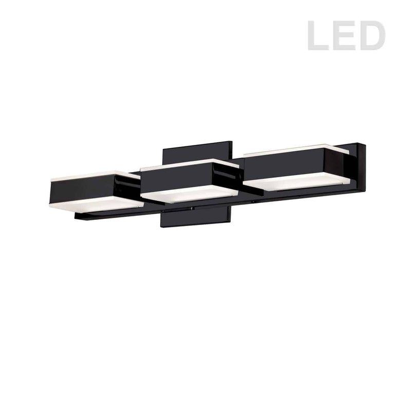 Dainolite 15W Led Wall Vanity Matte Black Finish VLD-215-3W-MB