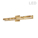 Dainolite 20W Led Wall Vanity Aged Brass Finish VLD-215-4W-GLD