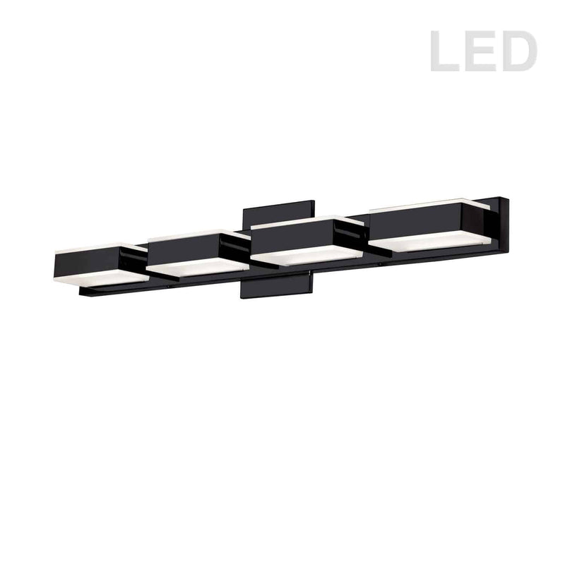 Dainolite 20W Led Wall Vanity Matte Black Finish VLD-215-4W-MB