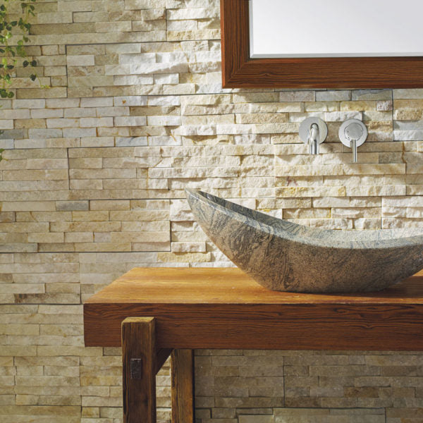 Virtu USA Haides Natural Stone Bathroom Vessel Sink