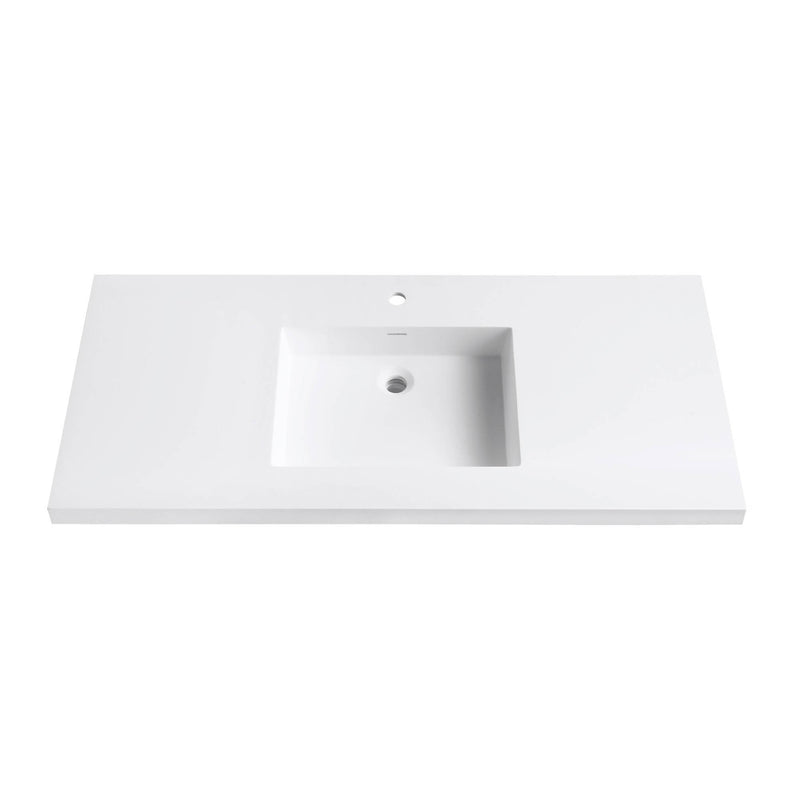 Avanity VersaStone 49 inch Solid Surface Vanity Top VUT49WT