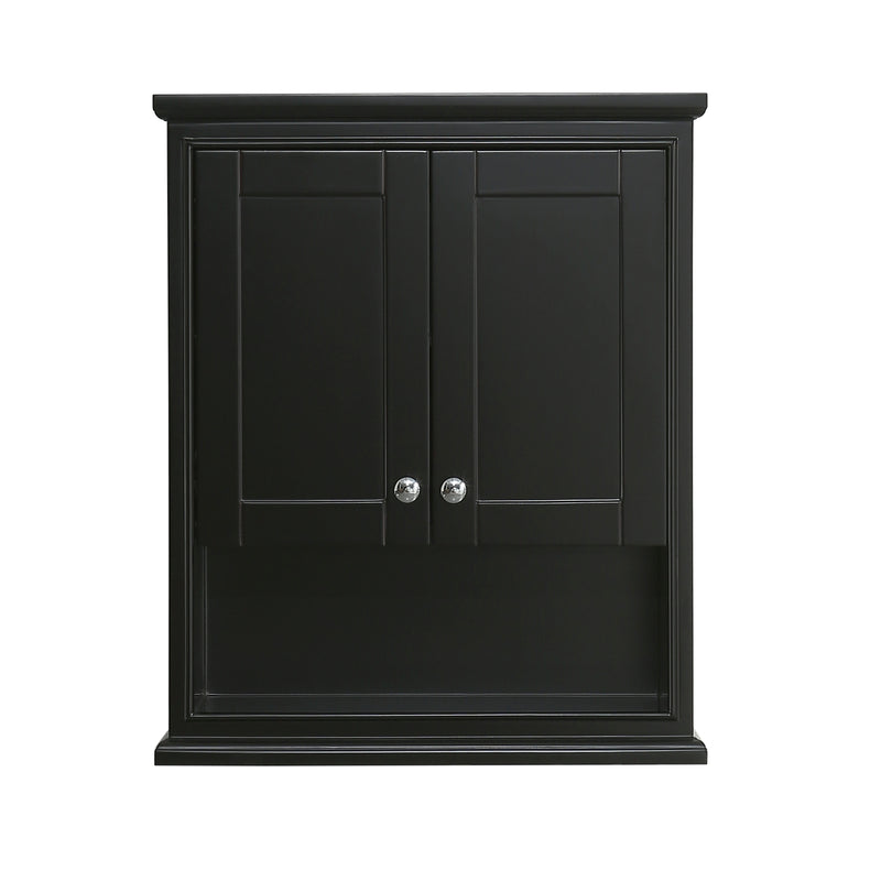 Wyndham Deborah Over-Toilet Wall Cabinet - Dark Espresso WCS2020WCDE