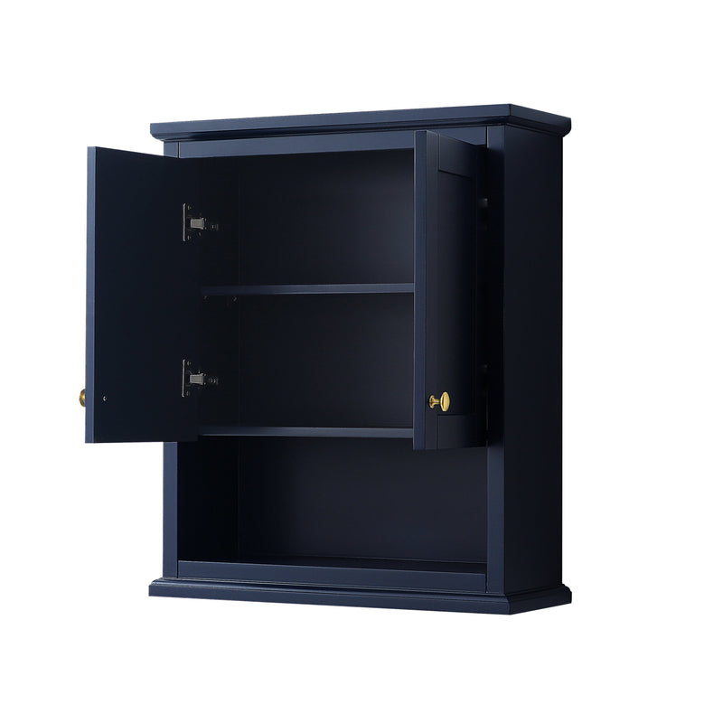 Wyndham Avery Over-Toilet Wall Cabinet - Dark Blue WCV2323WCBL