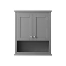 Wyndham Avery Over-Toilet Wall Cabinet - Dark Gray WCV2323WCKG