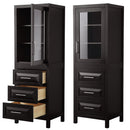 Wyndham Daria Linen Tower - Dark Espresso WCV2525LTDE