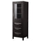 Wyndham Daria 80" Double Bathroom Vanity In Dark Espresso No Countertop No Sink and 24" Mirror WCV252580DDECXSXXM24