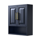 Wyndham Daria Over-Toilet Wall Cabinet - Dark Blue WCV2525WCBL