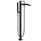 Wyndham Taron Tub Filler Floor-Mounted In Matte Black WCAT102340P11BK