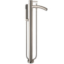 Wyndham Taron Tub Filler Floor-Mounted In Brushed Nickel WCAT102340P11BN