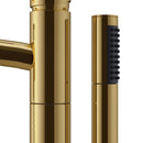 Wyndham Taron Tub Filler Floor-Mounted in Brushed Gold WCAT102340P11GD