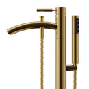 Wyndham Taron Tub Filler Floor-Mounted in Brushed Gold WCAT102340P11GD