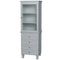 Wyndham Acclaim 80" Double Bathroom Vanity In Oyster Gray No Countertop No Sink and No Mirror WCV800080DOYCXSXXMXX