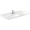 Wyndham Acclaim 48" Single Bathroom Vanity In Espresso Light-Vein Carrara Cultured Marble Countertop Undermount Square Sink and No Mirror WCV800048SESC2UNSMXX