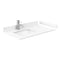 Wyndham Beckett 36" Single Bathroom Vanity In Dark Gray White Cultured Marble Countertop Undermount Square Sink Brushed Nickel Trim WCG242436SKGWCUNSMXX