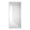 Wyndham Hannah 67" Soaking Bathtub in White with Shiny White Trim and Floor Mounted Faucet in Brushed Gold WCBTK150167SWATPGD